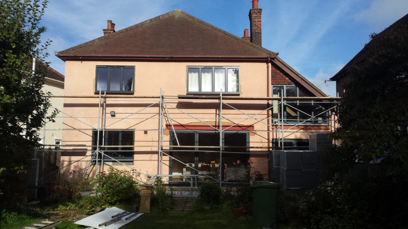 External solid wall insulation St. Albans 2